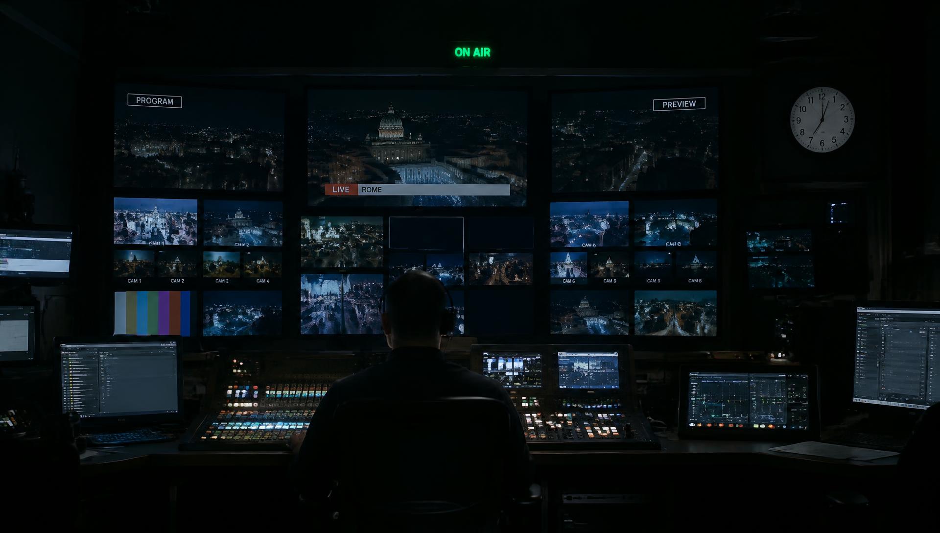 Samsor TV control room